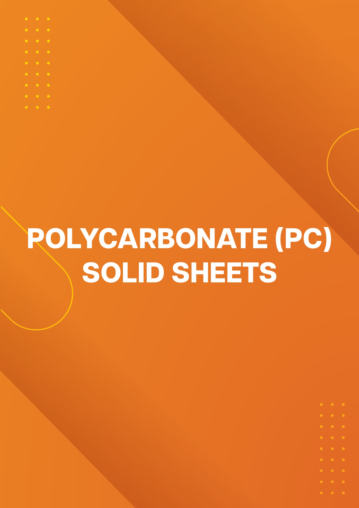 Polycarbonate (PC) Solid Sheets