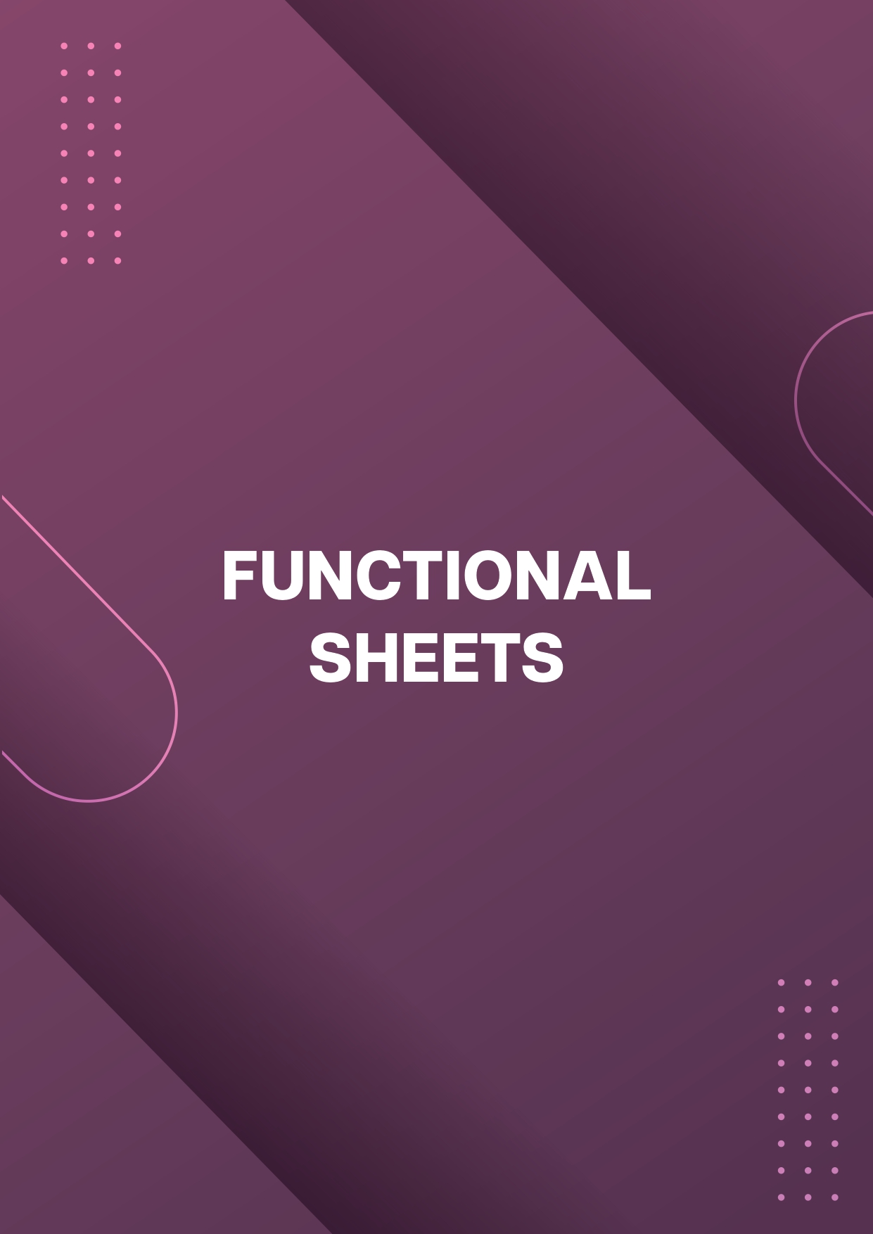 Functional Sheets